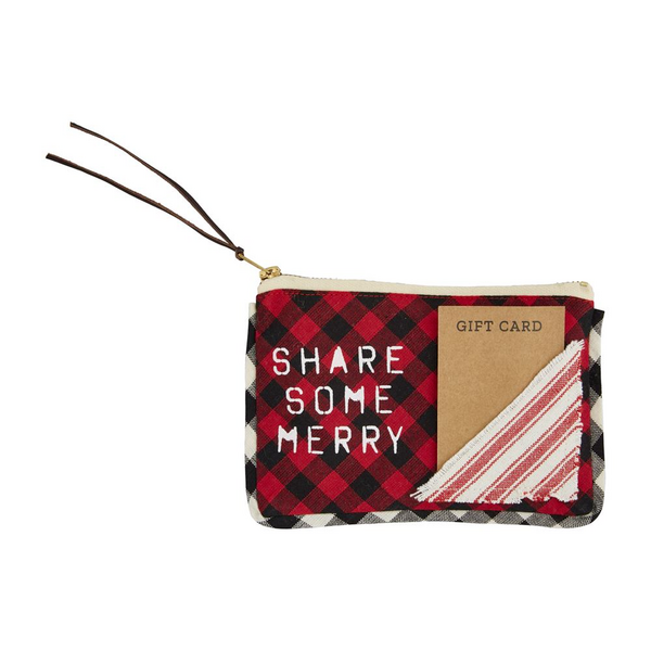Share Some Merry Gift Pouch | Mudpie