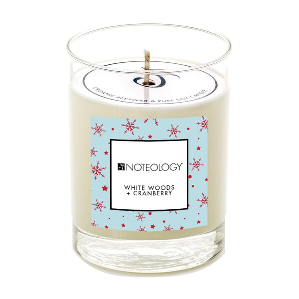 White Woods + Cranberry Candle | Noteology