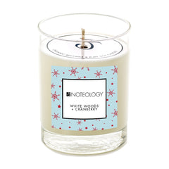 White Woods + Cranberry Candle