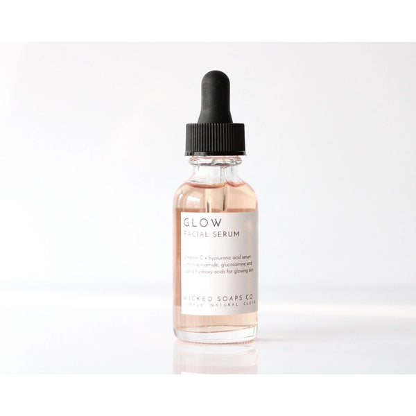 Glow facial Serum with Vitamin C + Hyaluronic Acid