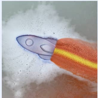 Rocket Rainbow Show Bath Blast