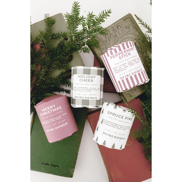 Heirloomed Holiday Candles