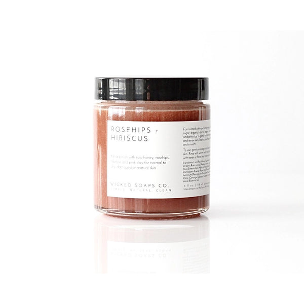 Rosehip + Hibiscus Honey Face Polish