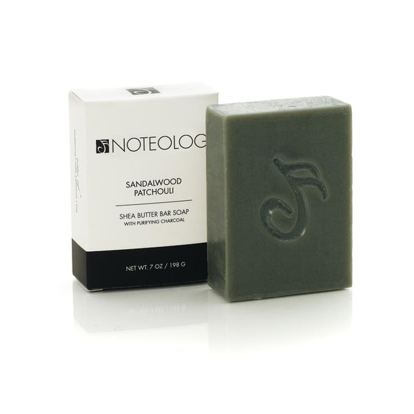 Sandalwood Patchouli Shea Butter Bar Soap | Noteology