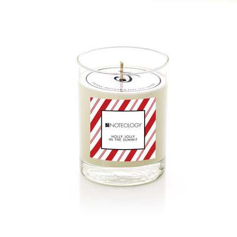 Holly Jolly in the Summit Soy Candle | Noteology