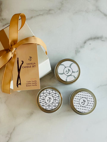 Vanilla Candle Mini Set