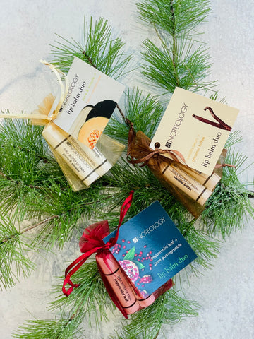 Holiday Lip Balm Duos | Noteology