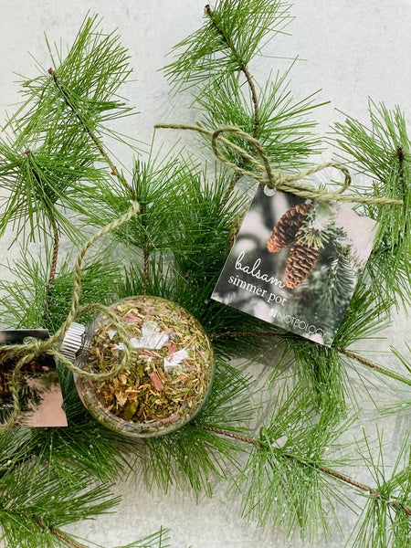 Balsam Simmer Pot Ornament | Noteology