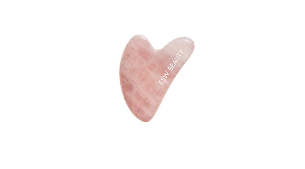 Hibiscus White Tea Rose Quartz Gua Sha