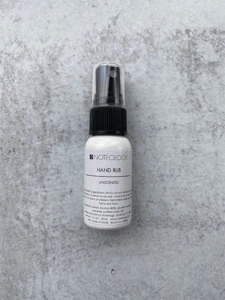 Hand Sanitizing Hand Rub Formula by WHO by Noteology