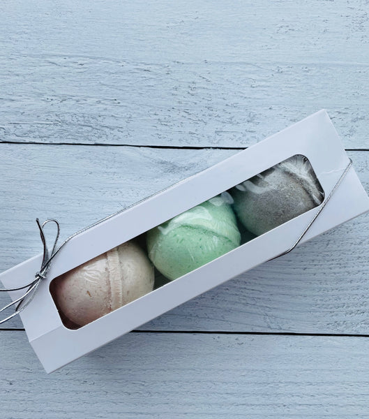 Fizzy Bath Bomb Trio Gift Set | Noteology