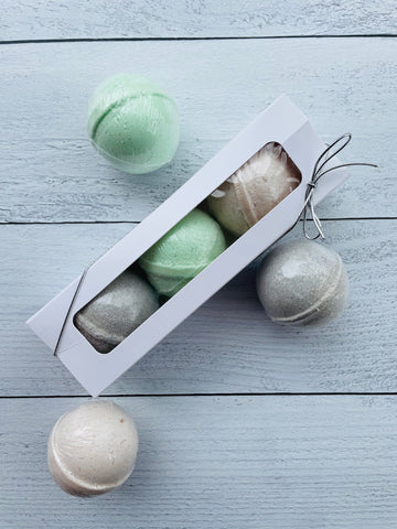 Fizzy Bath Bomb Trio Gift Set  | Noteology