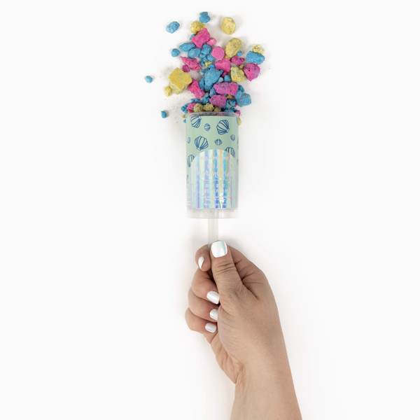 You are Mermazing Bath Bomb Confetti Push Pop