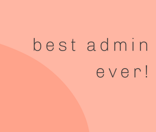 Best Admin Ever!--Label