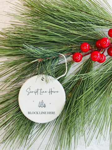 Personalized Holiday Ornament