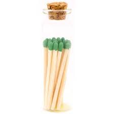 Jade Green Mini Matches