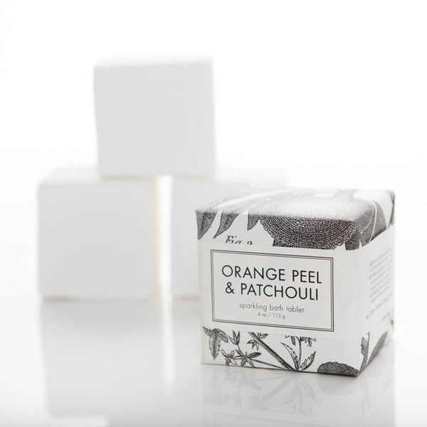 Orange Peel and Patchouli Sparkling Bath Tablets