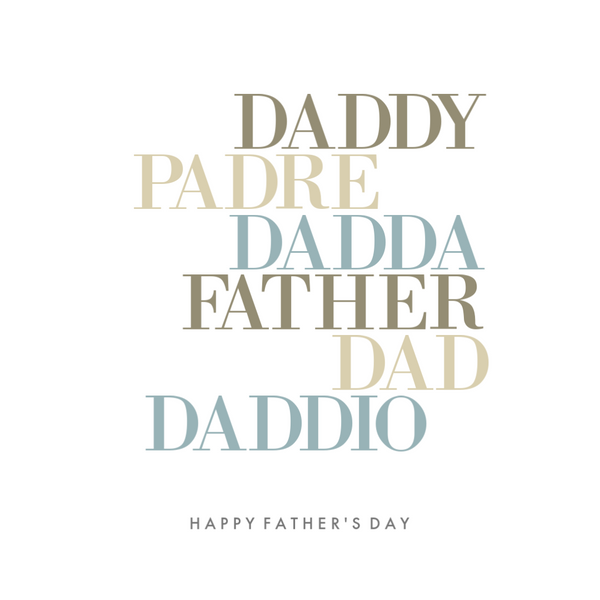 Happy Father's Day Gift Set by Noteology