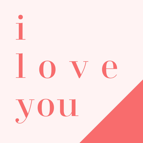 I love you --Label