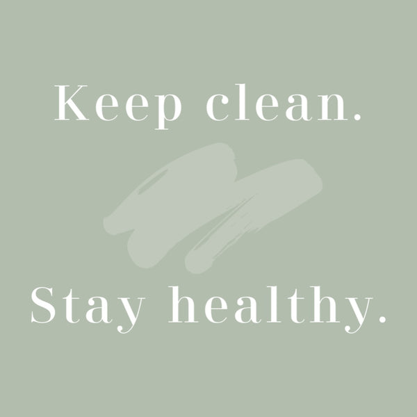 Keep Clean. Stay Healthy. Gift Set. 