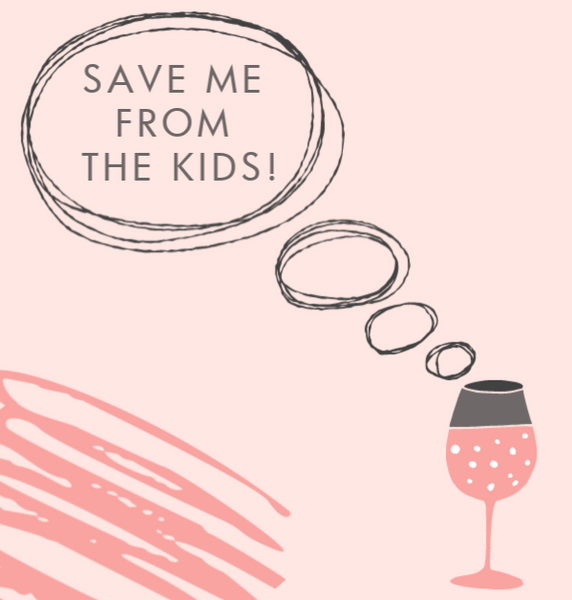 Save me from the kids!--Label
